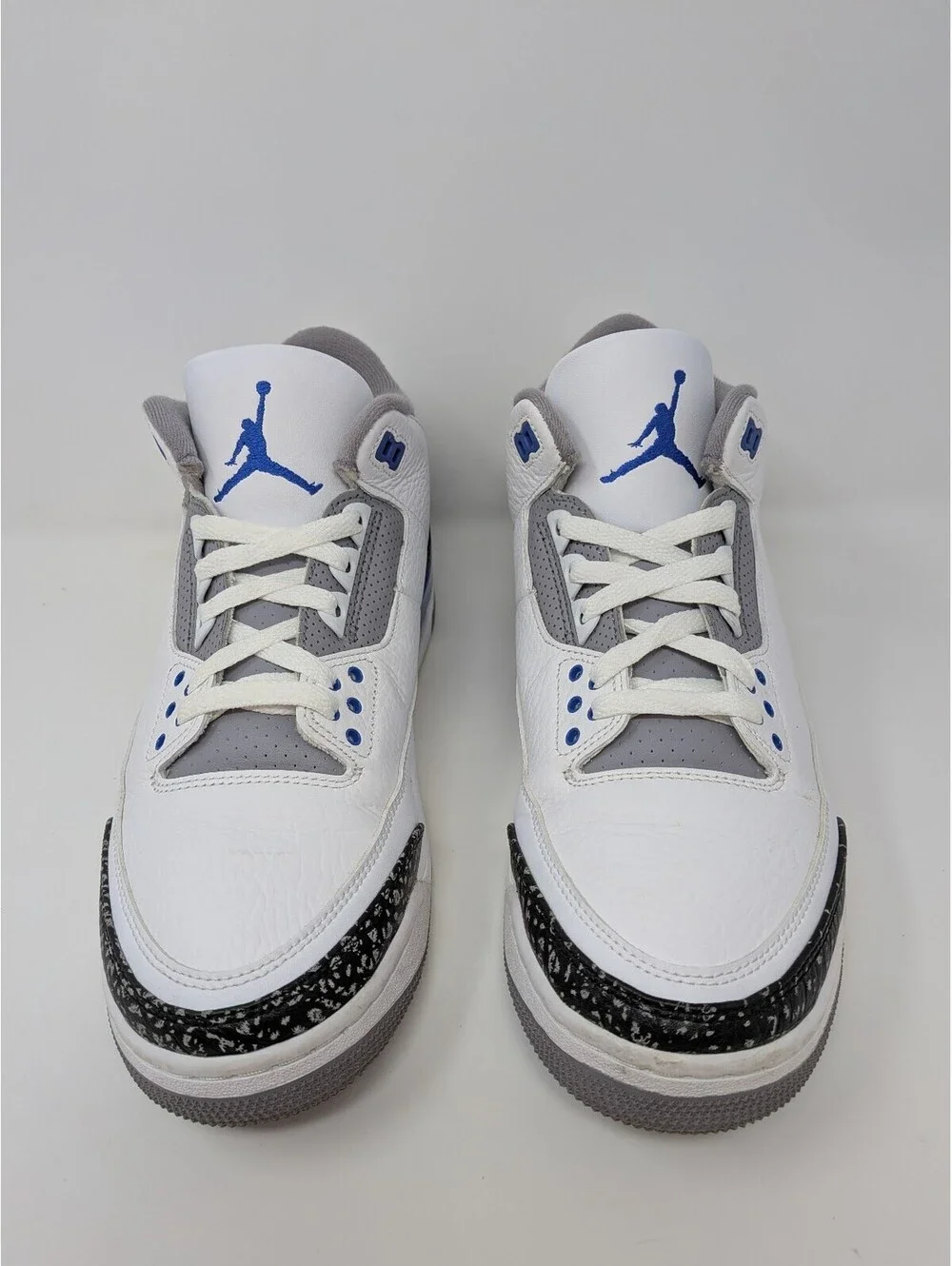 Air Jordan 3 Retro Racer Blue Men's Size 10 CT8532-145 White Black 2021